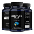 White bottle of Methylene Blue capsules with 60 tablets standard specification supplement