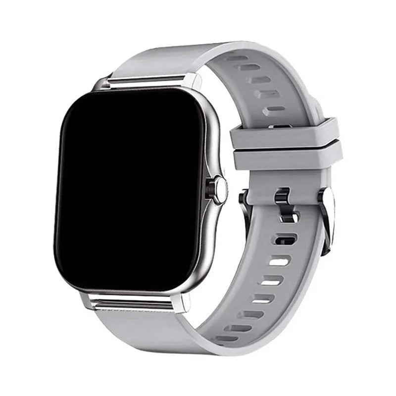 Smart watch with 144-inch screen showing heart rate display and Bluetooth calling interface