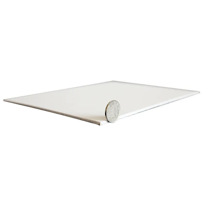 White cotton canvas panel painting board for oil and acrylic art, shown in a flat rectangular format.