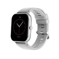 Blood oxygen monitor watch with TFT screen and silicone wristband in black