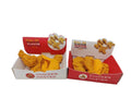 Creative simulation chicken wing drumstick eraser in roast wing colour, 4cm TPR student school supply