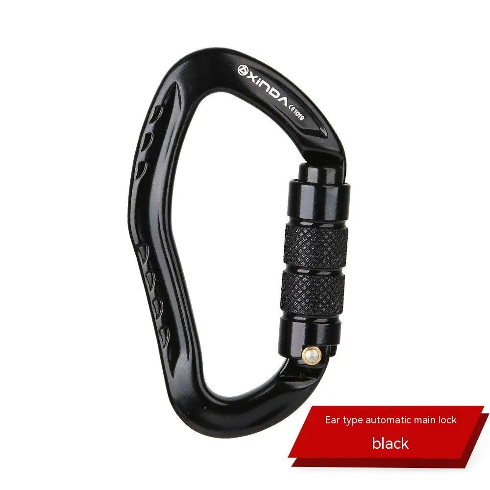 Automatic master lock climbing carabiner in five colour options for outdoor equipment