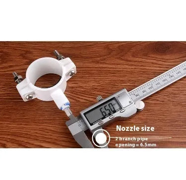 Water purifier connector made of food grade polypropylene for waste water folder and downcomer