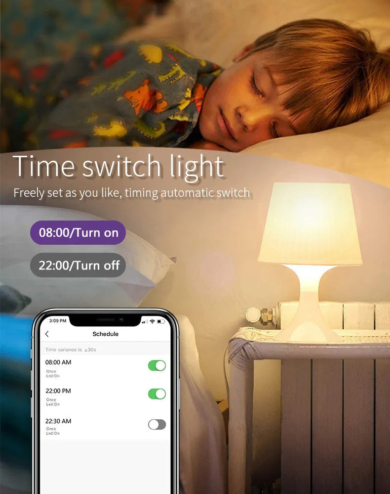 5W GU10 smart LED spotlight with RGBCCT colour changing and WiFi voice control in compact design