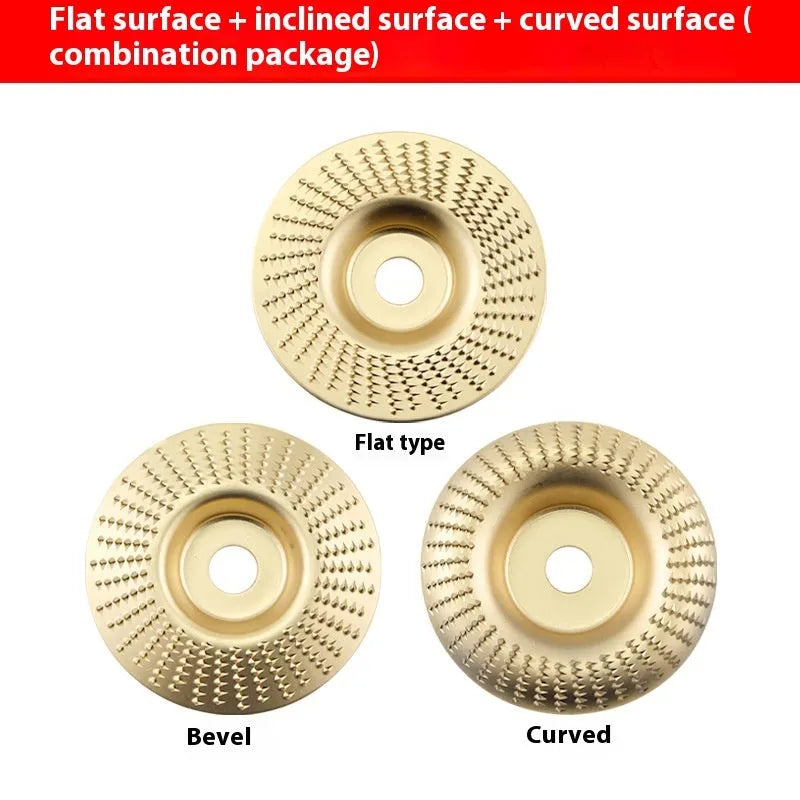 Carbon steel angle grinder grinding disc with flat profile, 4mm thickness, 16mm bore
