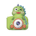 Children's mini cartoon digital toy camera with silicone body in Big Head Dinosaur design