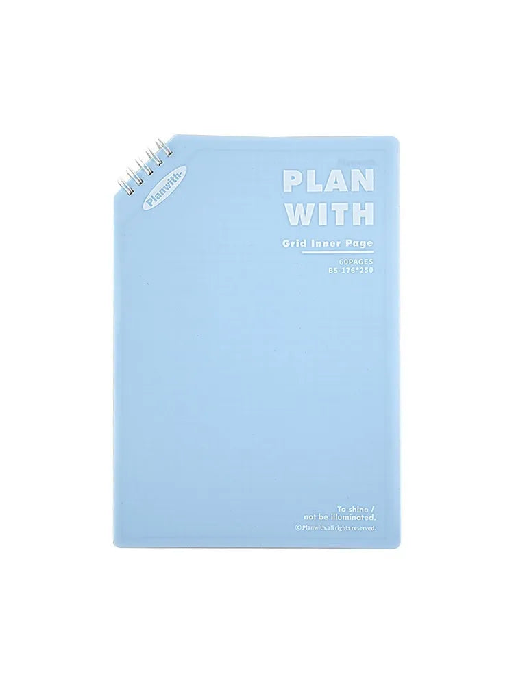 Oblique Angle Artsy Ins Style Salt Series student notebook with 60 sheets in A5 or B5 size