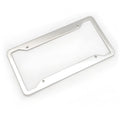 Aluminum alloy and stainless steel license plate frame in one of four colour options