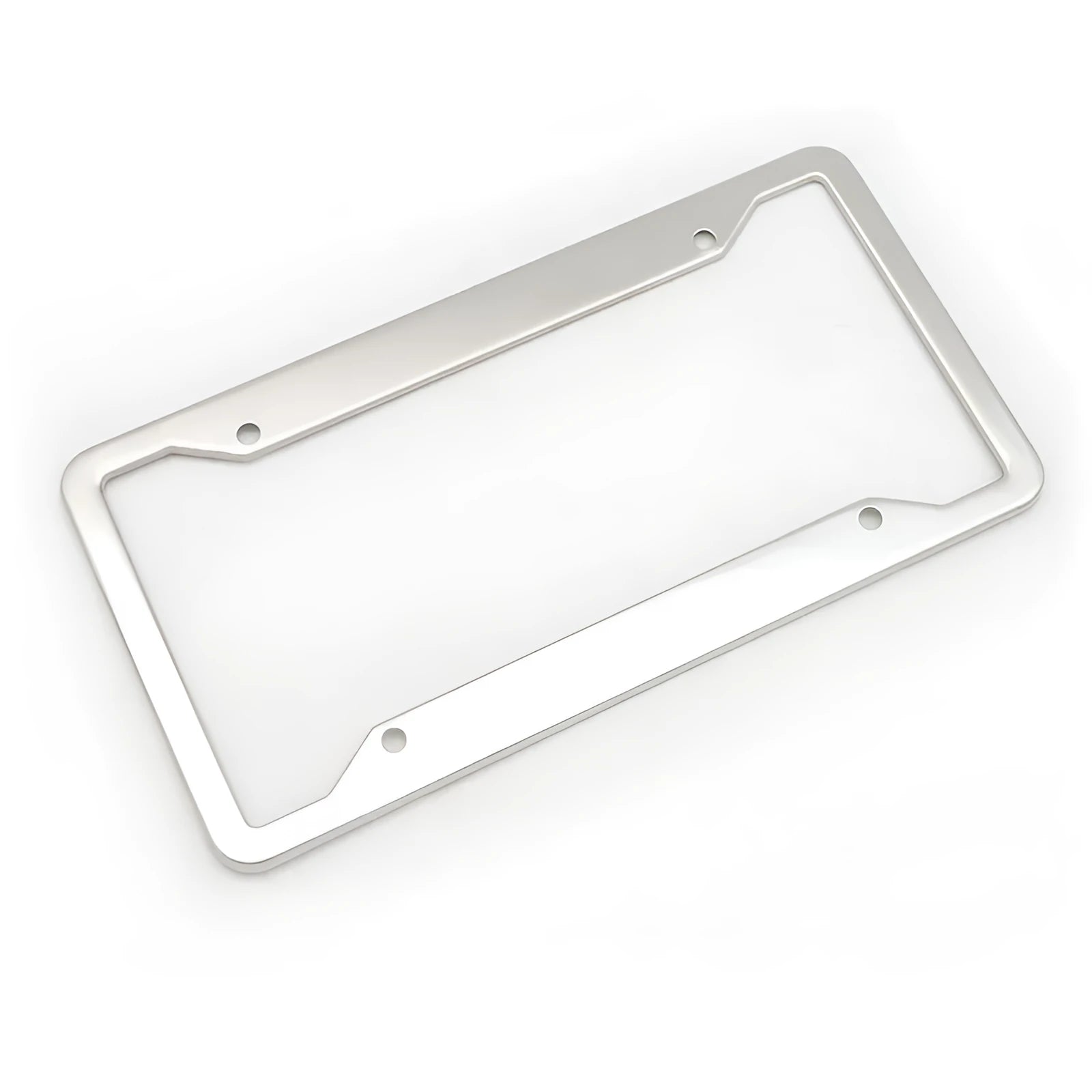 Aluminum alloy and stainless steel license plate frame in one of four colour options