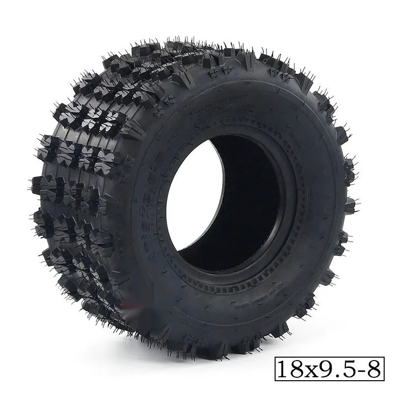 8-inch ATV pansy vacuum tyre set front 19x7-8 and rear 18x9.5-8 for four-wheel karts