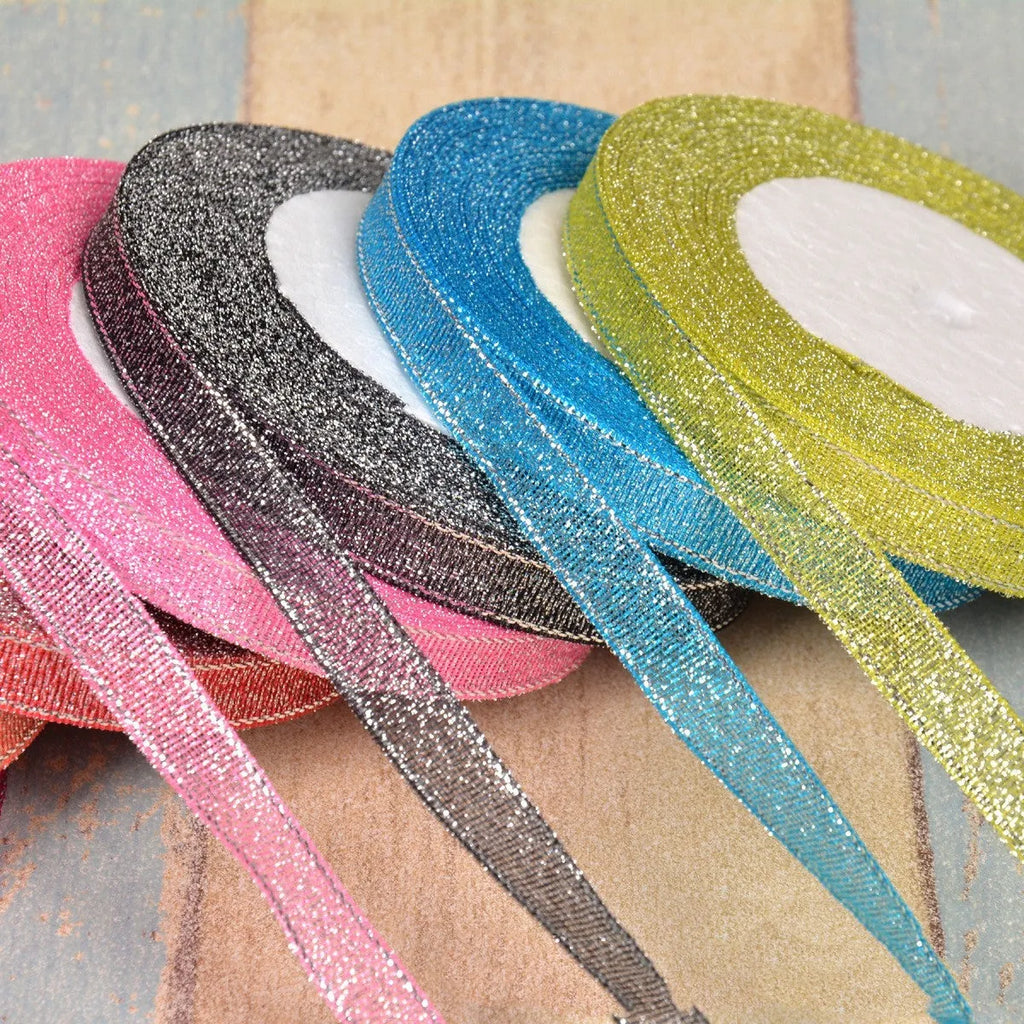 3 points width polyester decorative ribbon with green onion belt texture in multiple colour options
