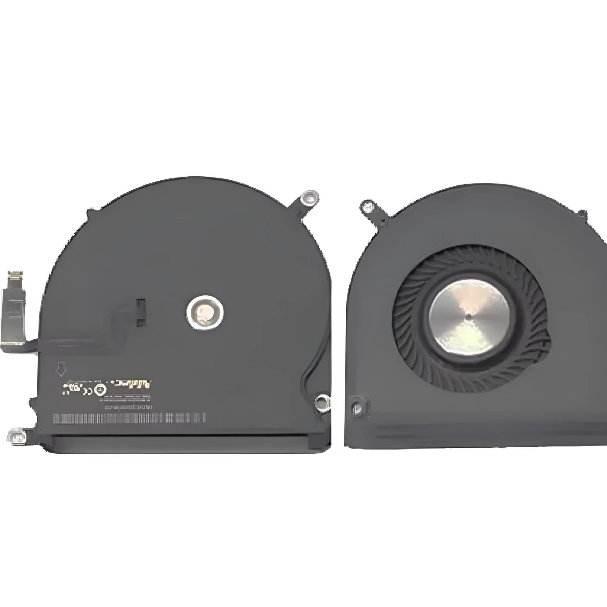 MacBook Pro A1398 internal cooling fan replacement part on white background.