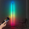 Black Symphony RGB floor lamp with remote control for music sync lighting