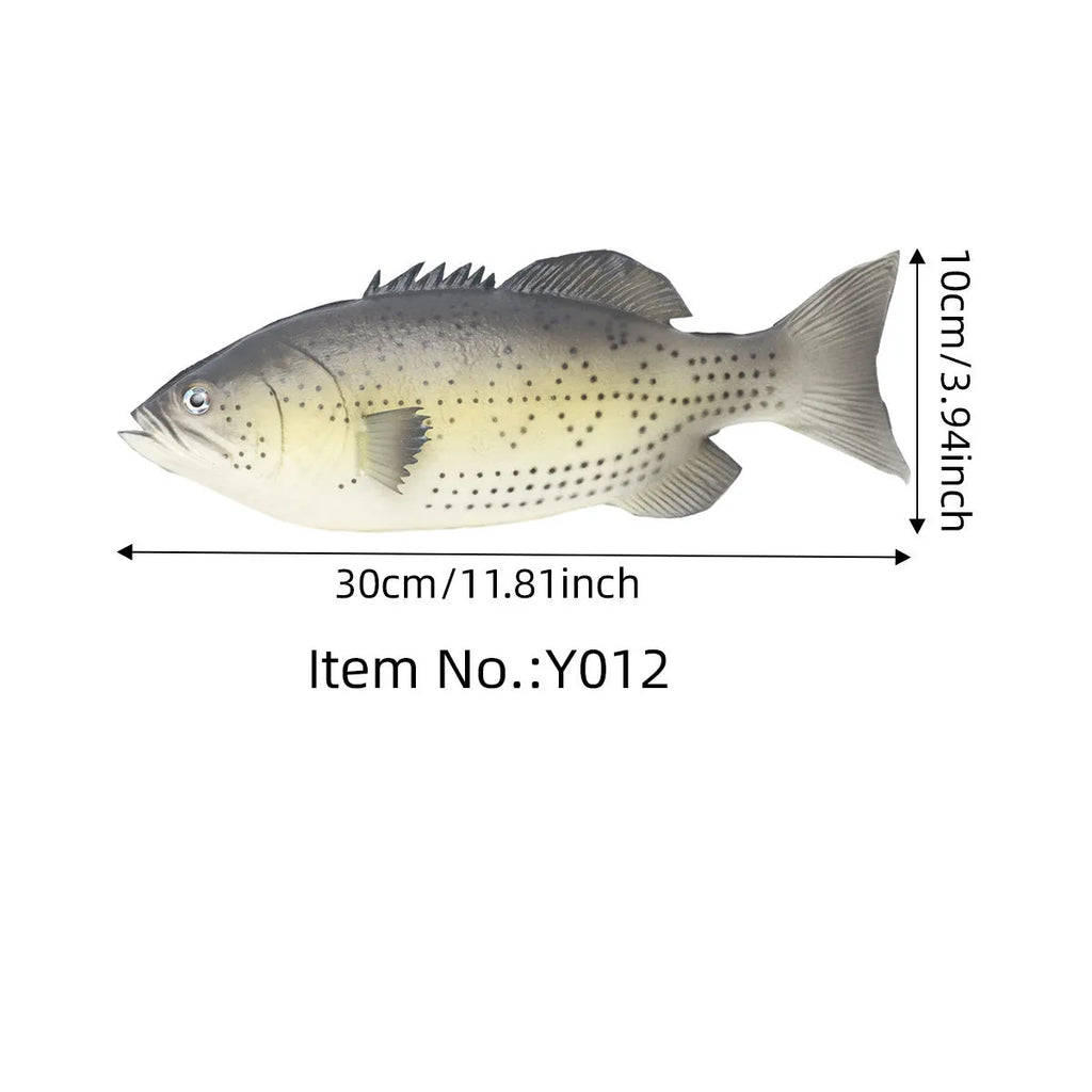PU simulated fish model ornaments showing yellow-fin tuna and small tuna designs