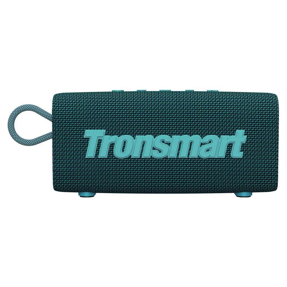 Portable waterproof Bluetooth speaker in black, blue, red, grey, camouflage, or orange finish