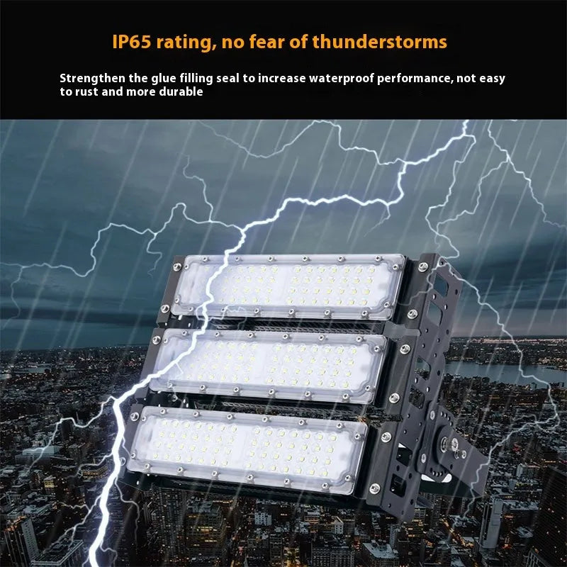 Outdoor LED projection lamp with OSRAM lamp beads and aluminium alloy shell for tunnel and square lighting