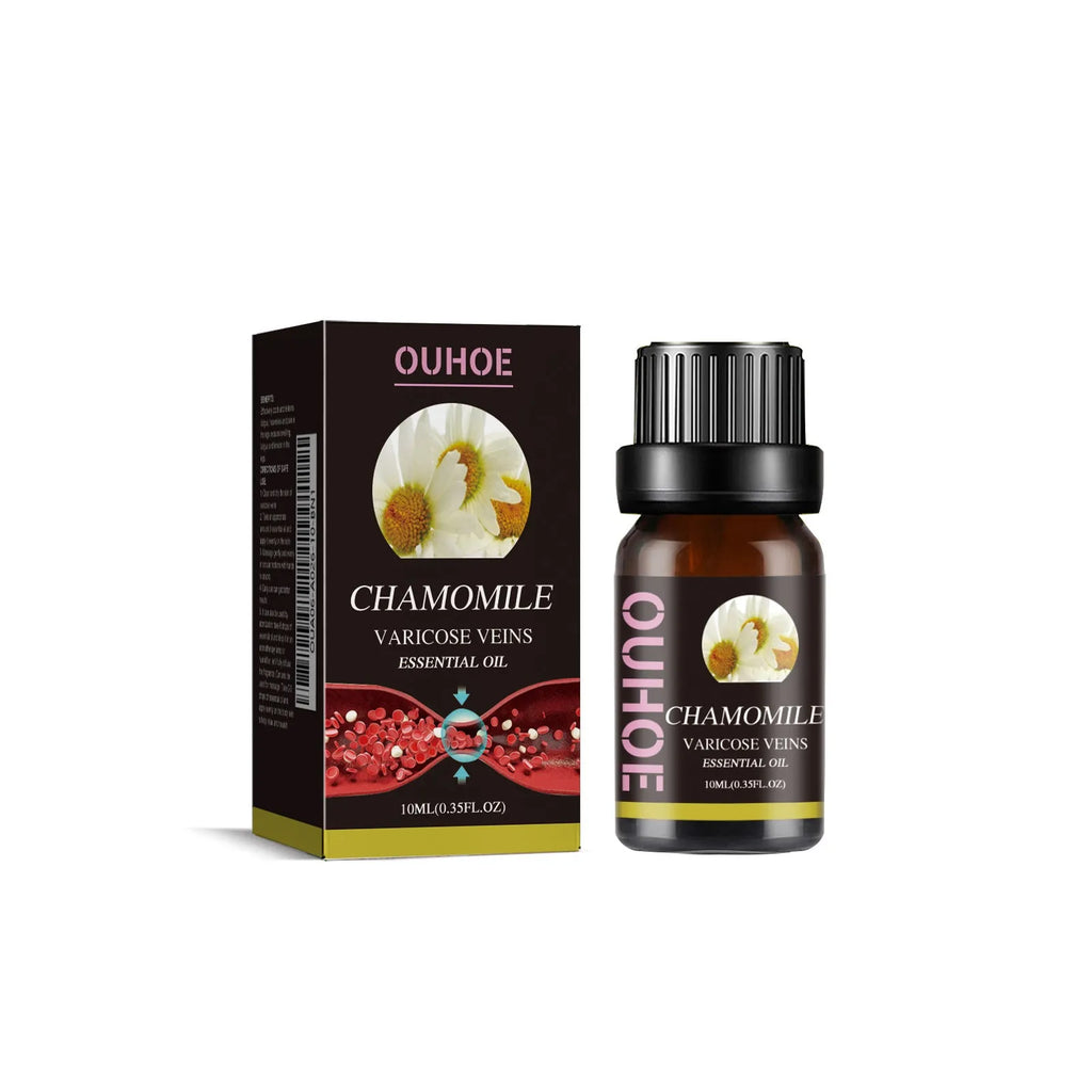 10ml Chamomile Leg Essential Oil bottle for leg skin care and massage