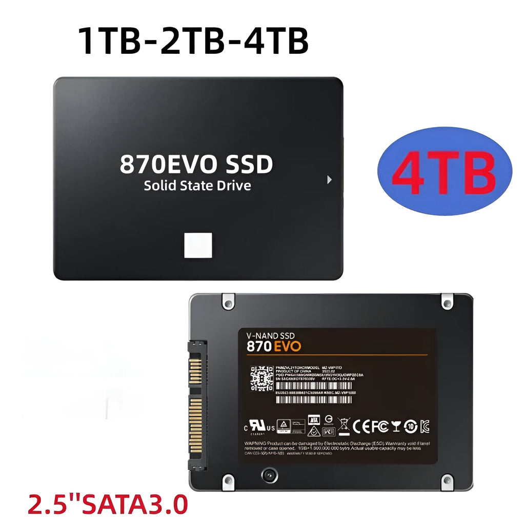 Samsung 870 EVO 2.5-inch SATA internal solid-state drive for computer storage upgrade.