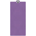 Folding TPE yoga mat with integrated phone holder, 6mm thick, in pink purple or black gray
