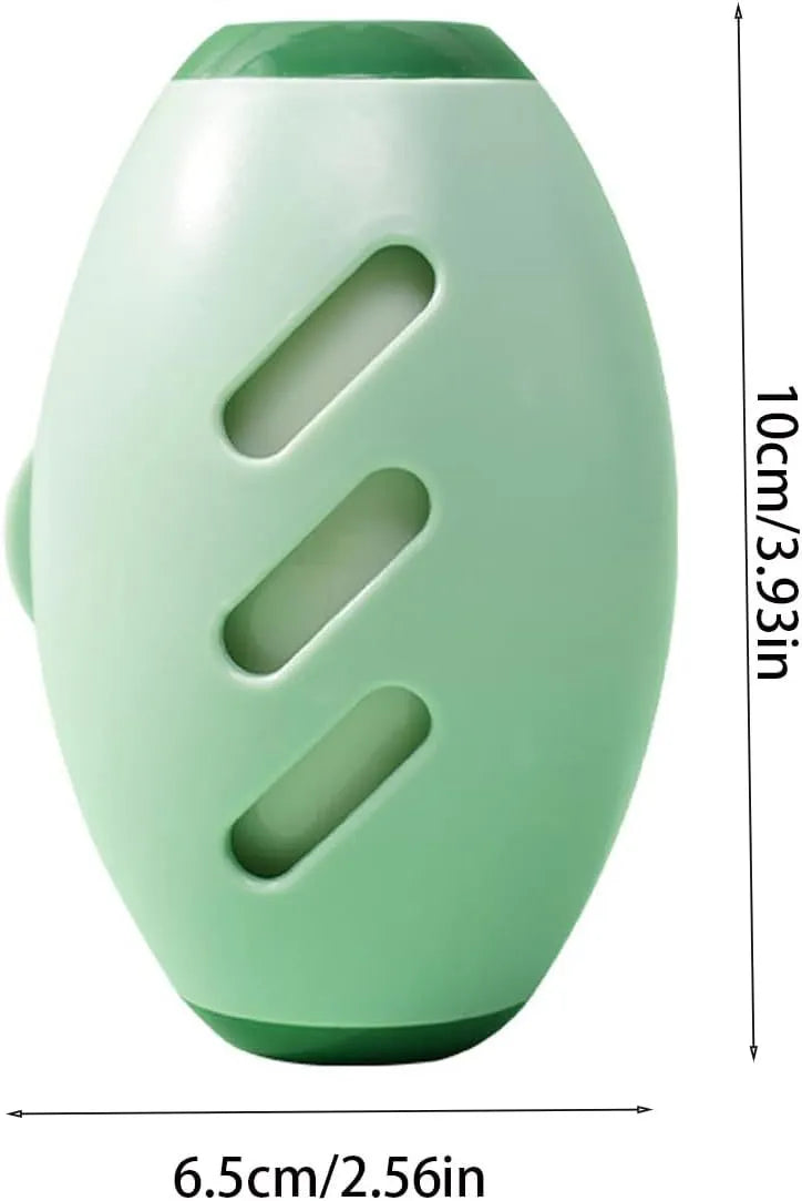 Green and white washable reusable gel lint roller ball portable pet hair removal tool