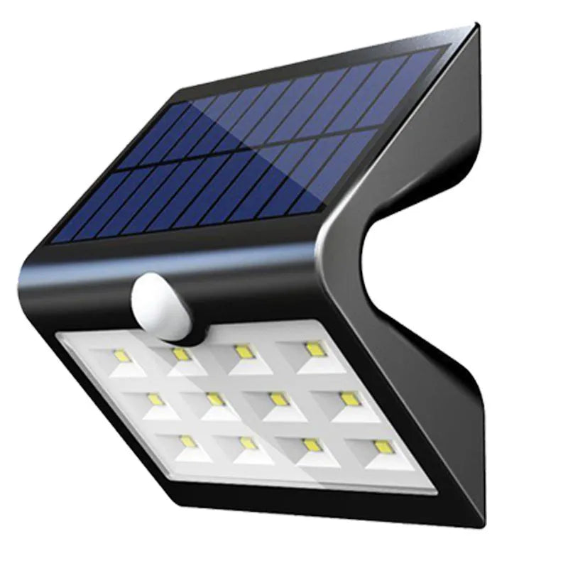 Outdoor solar wall light for garden landscape lighting with IP65 waterproof rating