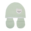 Baby bear printed cotton dome crown hat in colour DP227-16 for infants aged 0-12 months