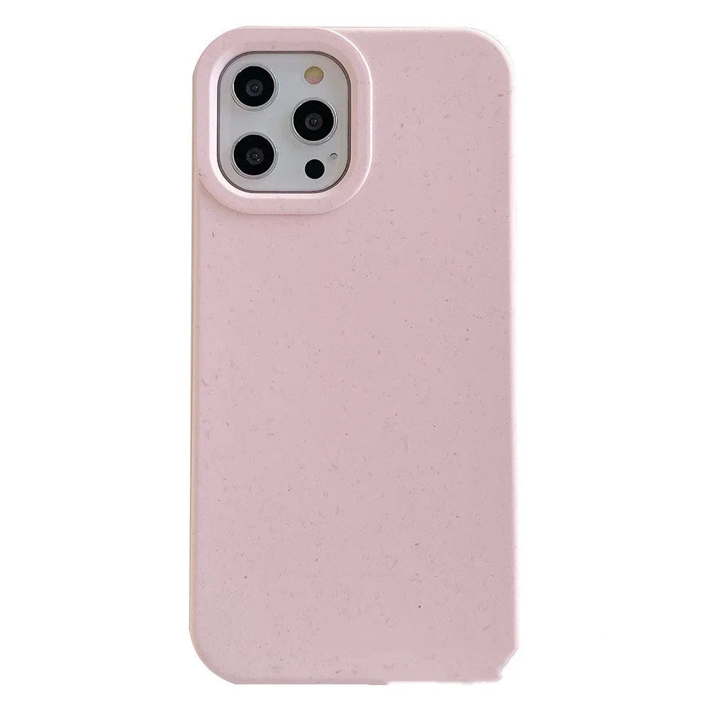Degradable wheat straw fibre phone case for Apple iPhone models in multiple colours