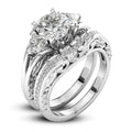 Women's silver alloy inlaid zircon ring with geometric shape, fashion OL style, sizes No5 to No12