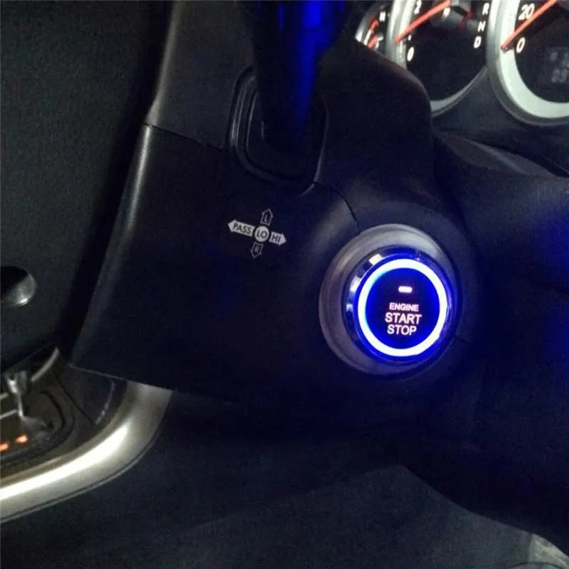 UTE808 universal car alarm system with phone app control remote start and anti-theft features