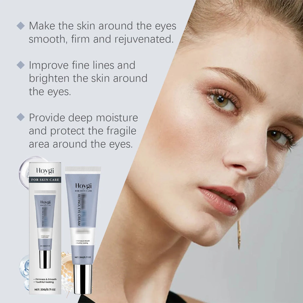 20g jar of retinol eye cream moisturising gel for daily hydration around eyes