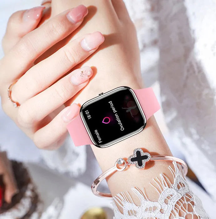 Y9Pro Smart Watch with Bluetooth calling, TFT screen, black colour, fitness tracking, IP67 waterproof