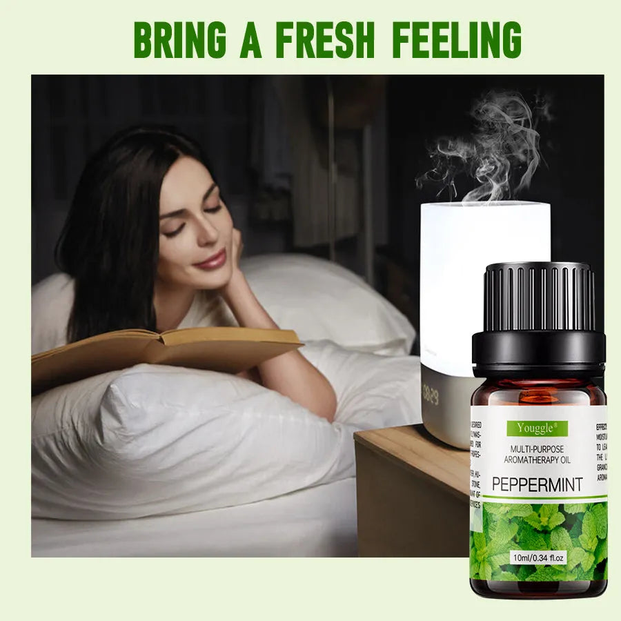 10ml bottle of mint essential oil for humidifier aromatherapy