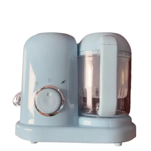Baby food processor and steamer blender in green or pink with 10-litre capacity