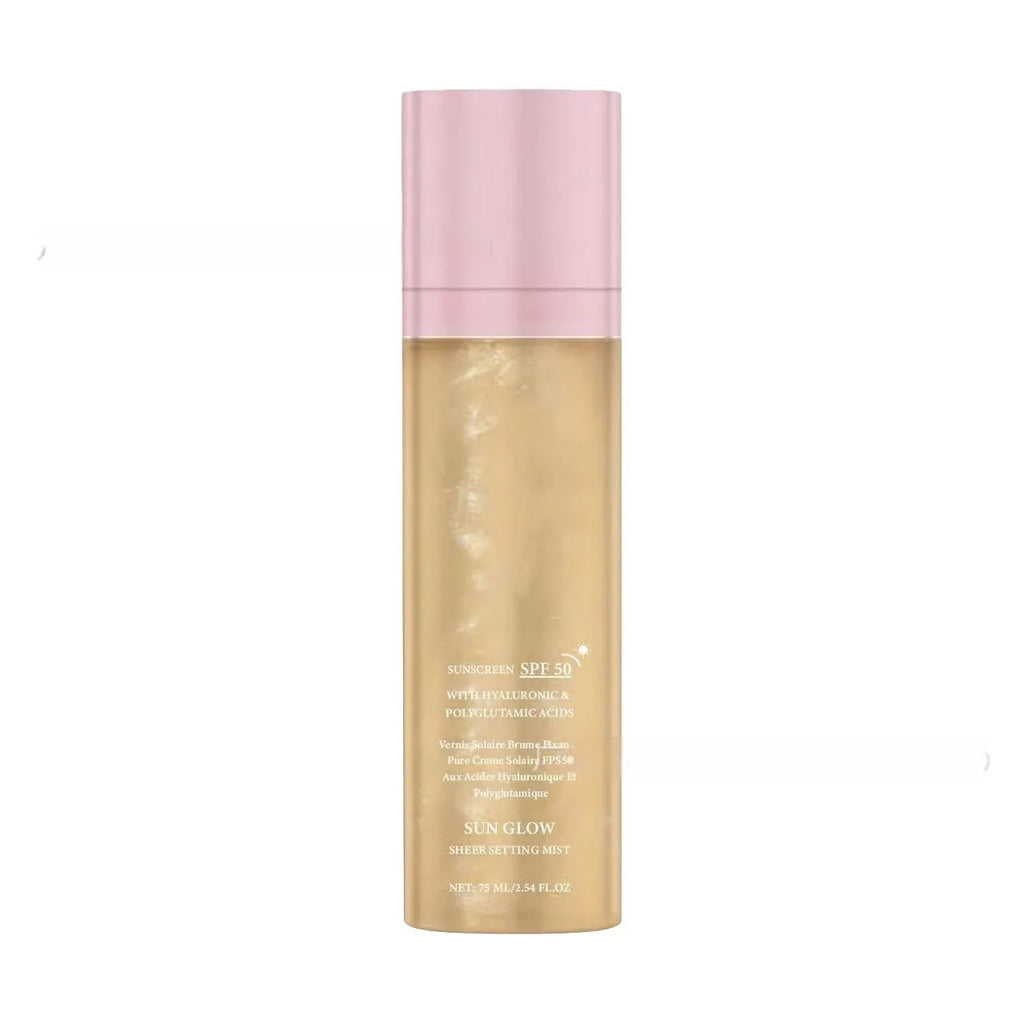 75ml moisturising makeup setting spray bottle with light texture for hydration and skin nourishment