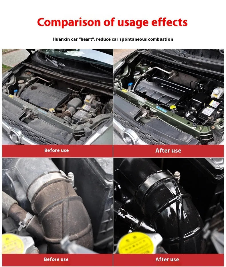 120ml car engine coating agent bottle for engine compartment protection against dust, moisture, and oil.