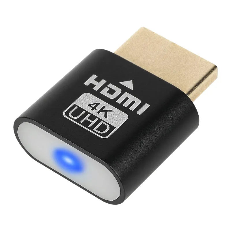 HDMI graphics card dummy plug virtual display adapter with wireless 26.5mm design