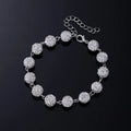 Alloy hip hop waist chain with diamond ball zipper detail, 115cm length, black colour option on display