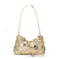 Women's polyester crossbody bag in black with sandwich pocket and single shoulder strap