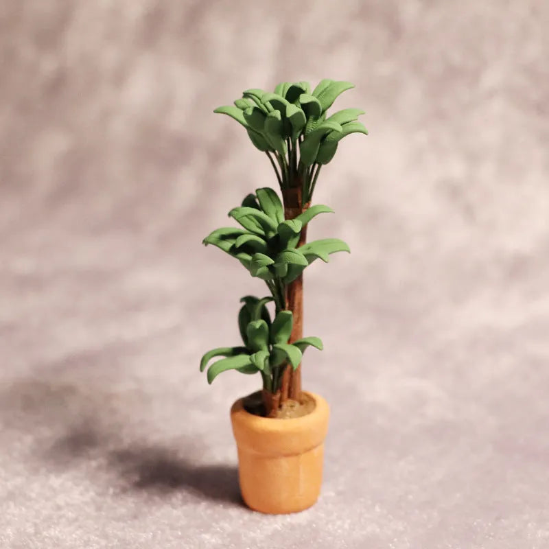 Simulation Green Plant Coin Bank Money Tree 3D Printed PLA Piggy Bank Novelty Money Storage Whole Tree Colour Home Desk Decor Savings Gift for Adults and Children