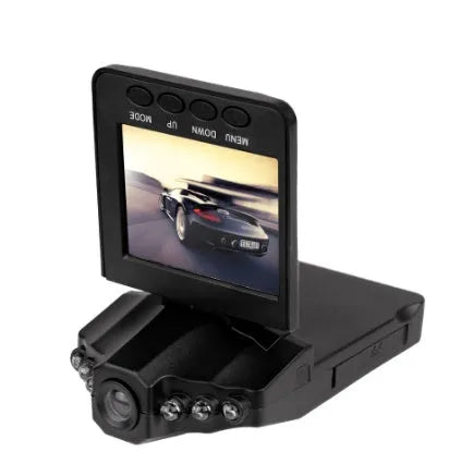 H198 HD car DVR with aircraft nose design and 2.4-inch screen