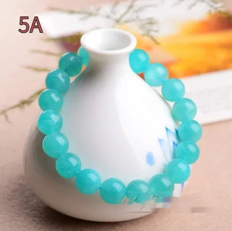Amazonite natural stone scattered beads showing ice colour variations with polished surfaces for jewellery making
