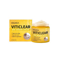 30g jar of vitiligo skin cream with mint, bee venom, safflower and ginger on a white background