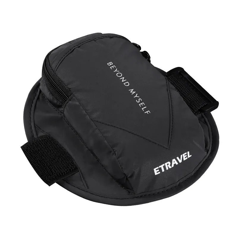 Reflective running arm bag with 7-inch capacity in three colour options