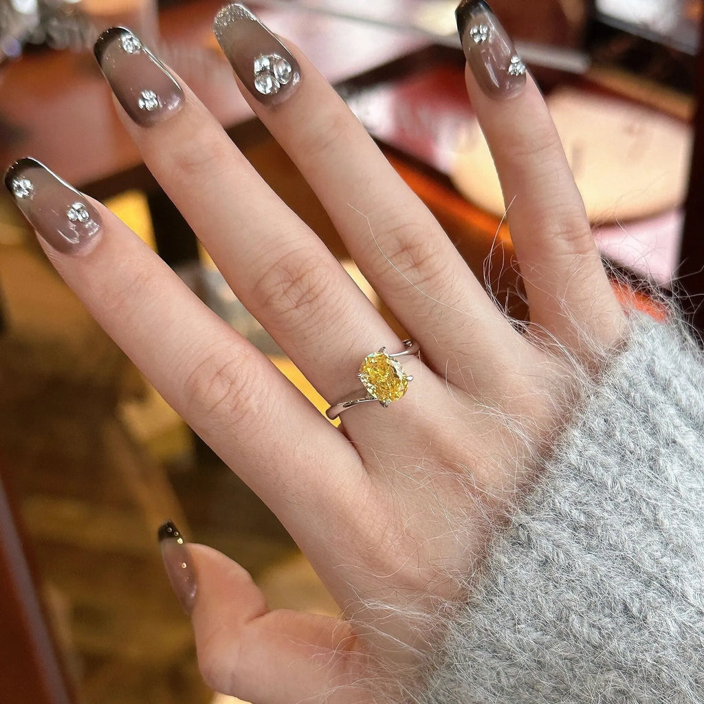 Women's yellow rock sugar ring, copper, Seiko treatment, available in sizes No 5 to No 8