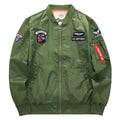 Men's casual embroidered jacket in cotton with non-iron finish, zip front, no collar, available in black blue green sizes S-4XL