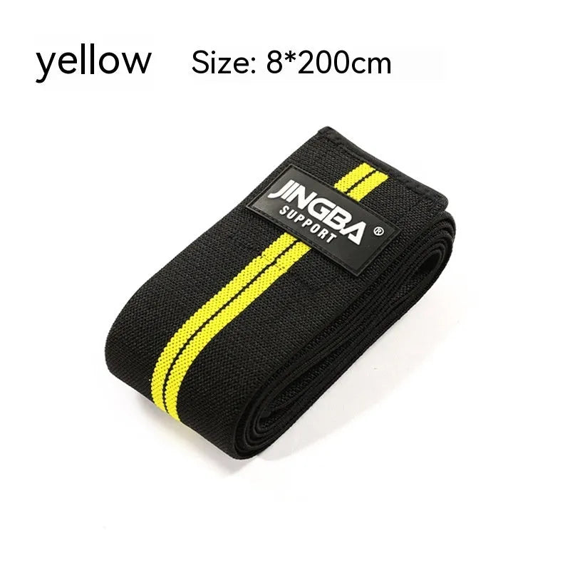 Adjustable knee pads for sports protection in blue, yellow, red and grey colours