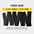 Women's waist trainer exercise belt with latex silk fabric in multiple length options