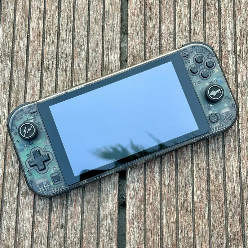Switch Lite replacement shell kit in ABS PC with front and rear case, tempered film, and button set, 231x104x30mm