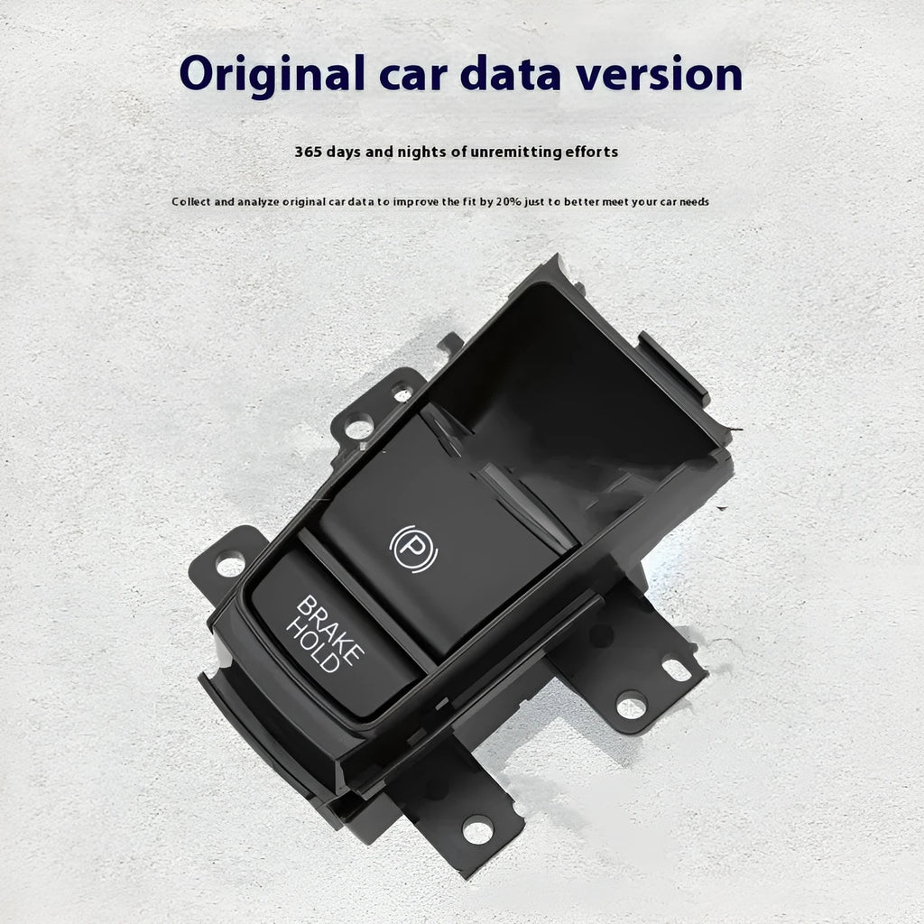 Black ABS PC handbrake press button switch for Honda XRV part number 35355-T7A-J01