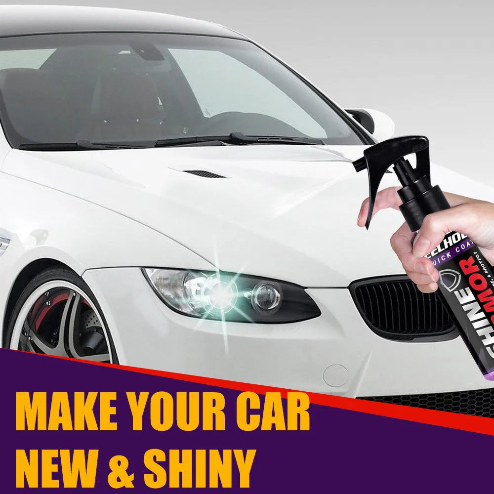 Automobile nano coating spray wax bottle in 30ml, 100ml, and boxed 100ml options for car maintenance